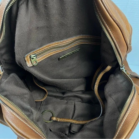 Marc by Marc Jacobs Classic Q Brown Leather 2Way Shoulder Bag Y2K Strap Vintage - Picture 11 of 12